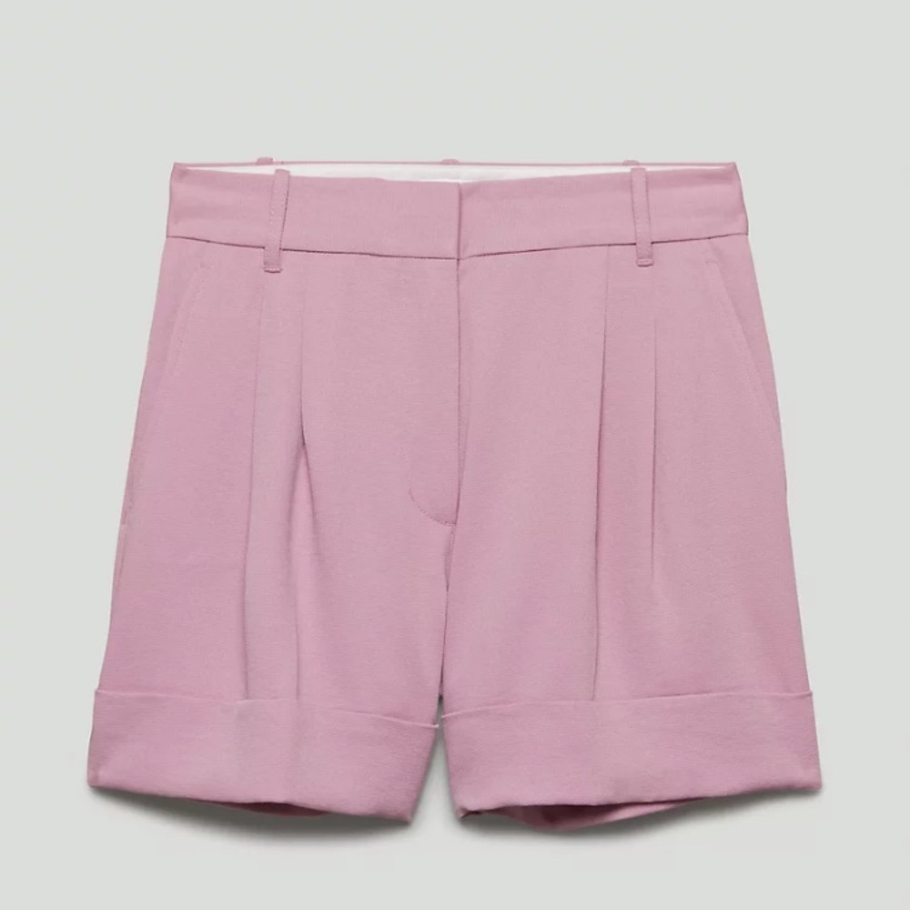 NWT ARITZIA WILFRED LABYRINTH SHORT SIZE 4 SOFT ORCHARD